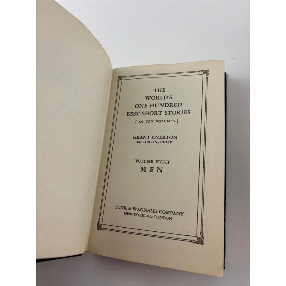 The World's 100 Best Short Stories 7‑Volume Set 1927 Funk & Wagnalls – Overton